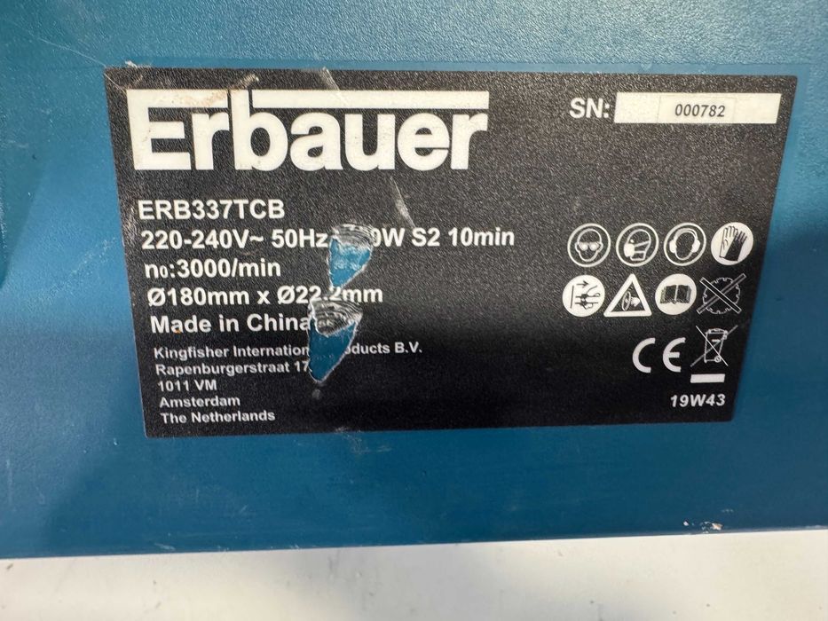 Машина за плочки - Erbauer 750 W/ 180мм