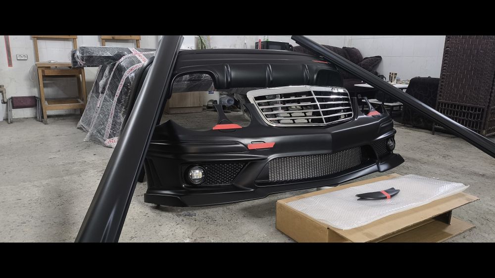 Бампера, пороги w211 e63