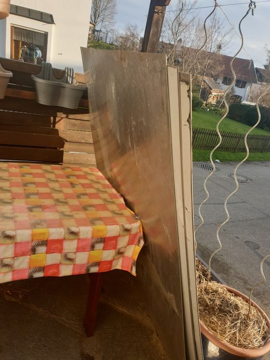 Vand doua bazine inox alimentar ciubar bidon borhot muraturi