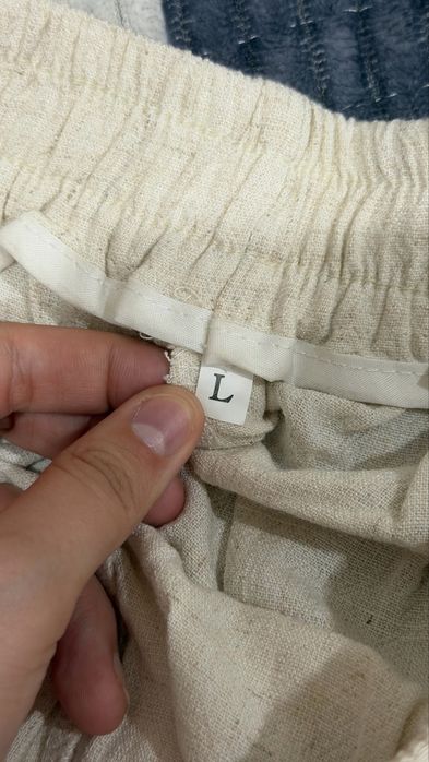 Штаны из льна новые