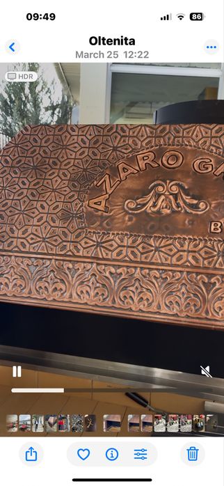 Vadm gratar turcesc cupru 150cm