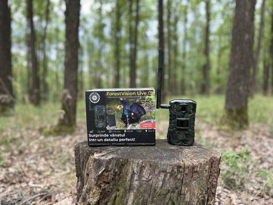 Camera vanatoare live   Forestvision Live C1  2025 4G originala