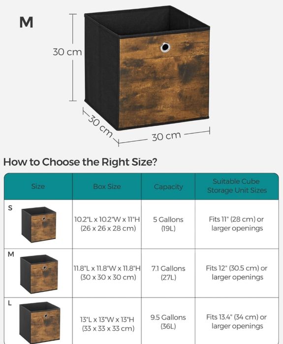 Комплект от 6 кутии за съхранение
