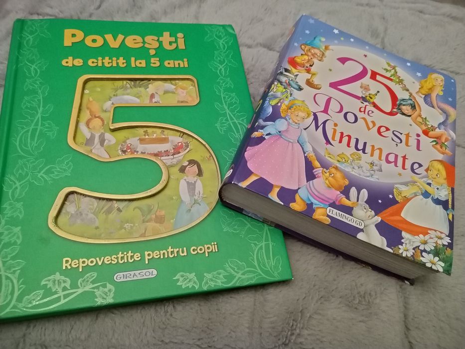 Cărți noi cu povesti copii preșcolari Girasol și Flamingo GD