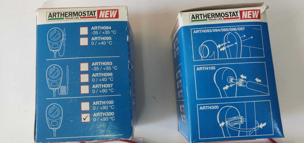 2 BUC NOI - Termostat SPDT 16A 400VAC 20-90°C ARTH300