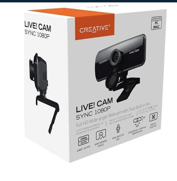 Уеб камера CREATIVE Live! Cam Sync