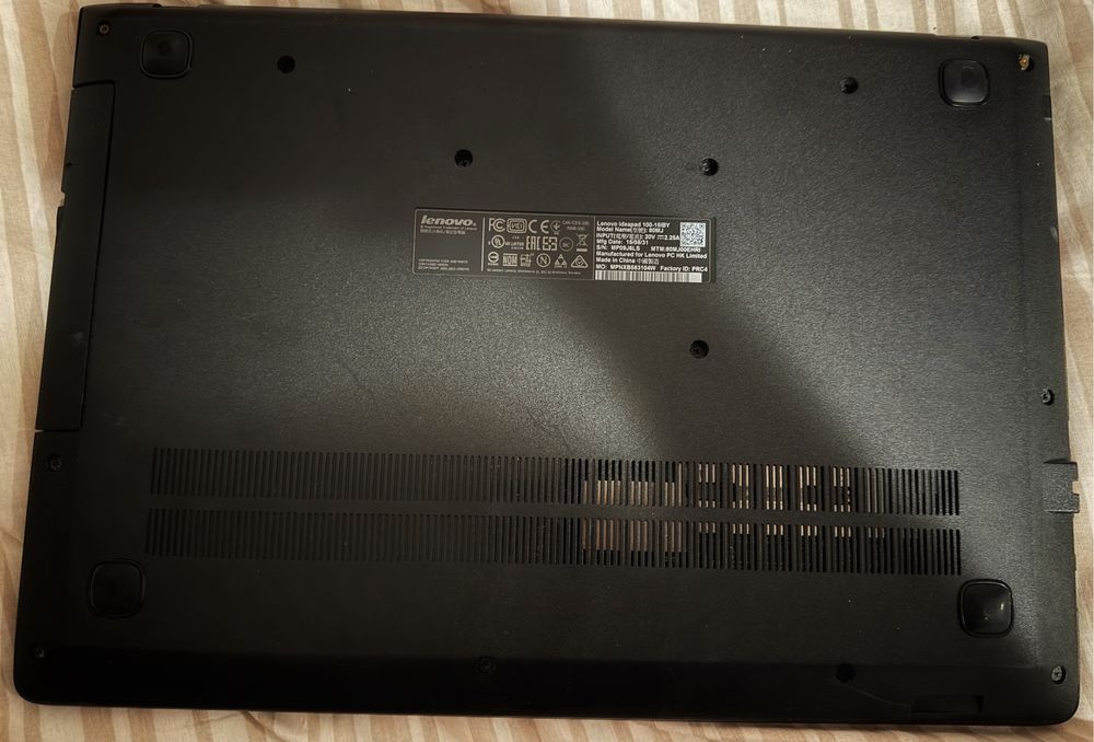 Laptop lenovo ideapad 100-15IBY