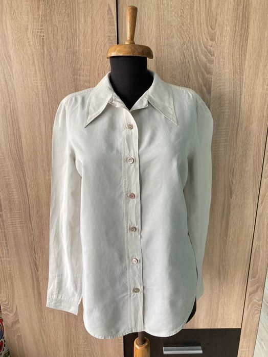 PRADA Milano дамска елегантна риза от коприна silk размер IT42 EU 36