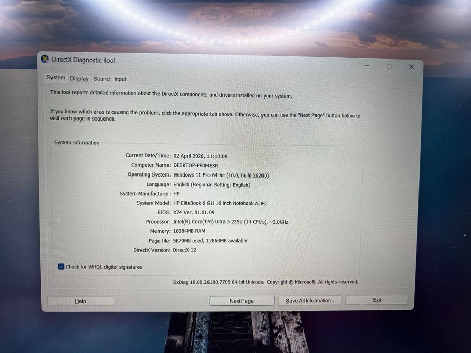 HP EliteBook 6 G1i 16