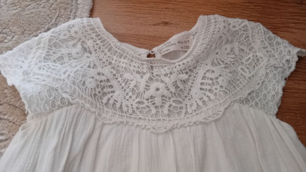 Rochiță Zara bumbac 6-7ani