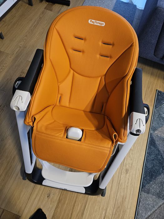 Scaun masa bebelus 2 in 1, Peg Perego Siesta follow me, Orange