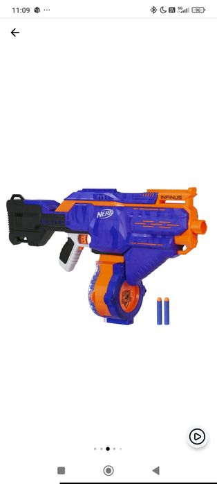 Blaster Nerf N-Strike Elite Infinus + incarcator suplimentar