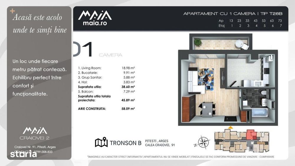 Apartment in Pitesti - Vedere 2