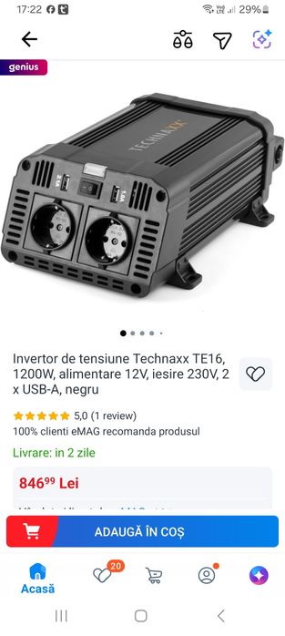De vânzare invertor 1200wati