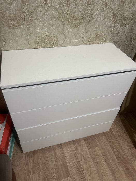 Комод 75x33x73 см, белый