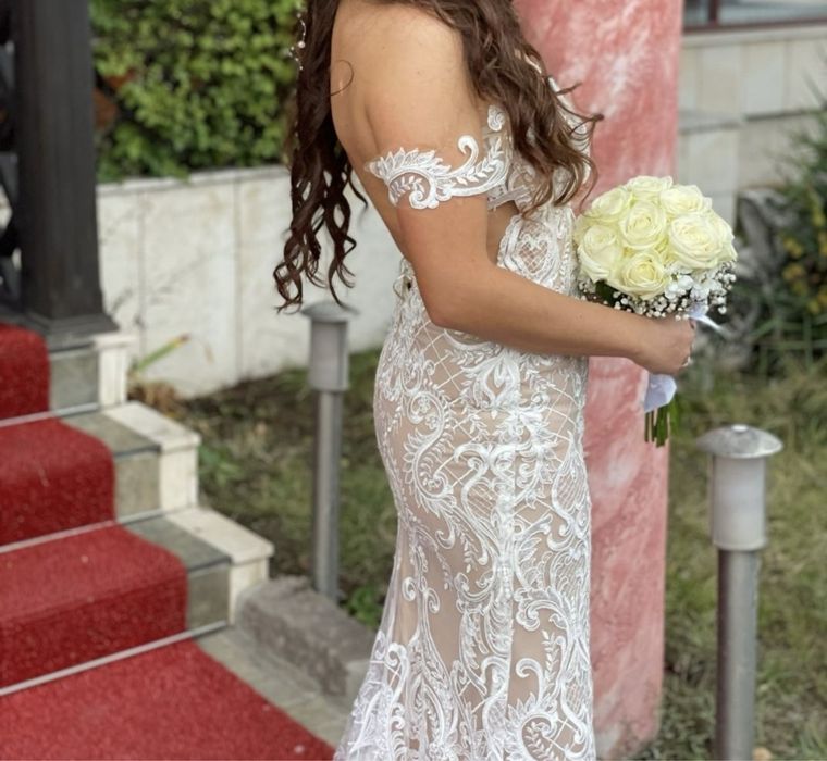 Бална сватбена рокля