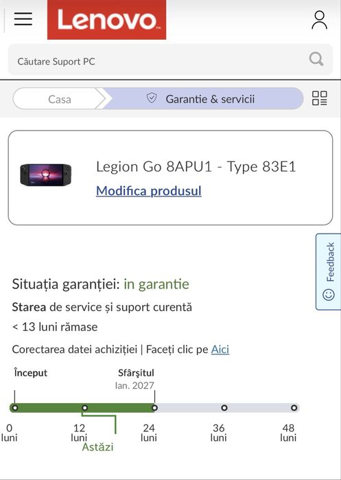 Lenovo Legion GO IN GARANTIE