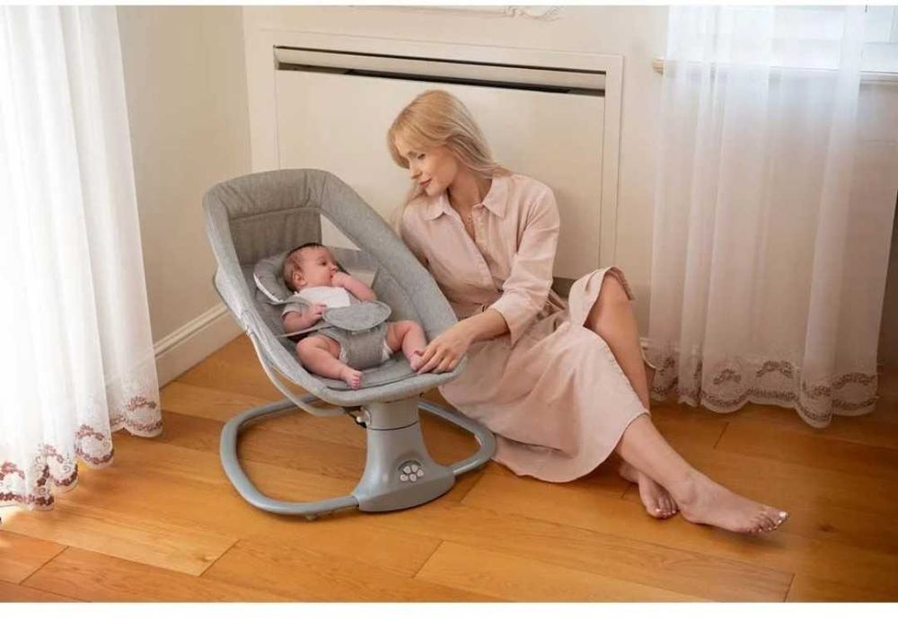 Kikka Boo бебешка люлка WINKS grey