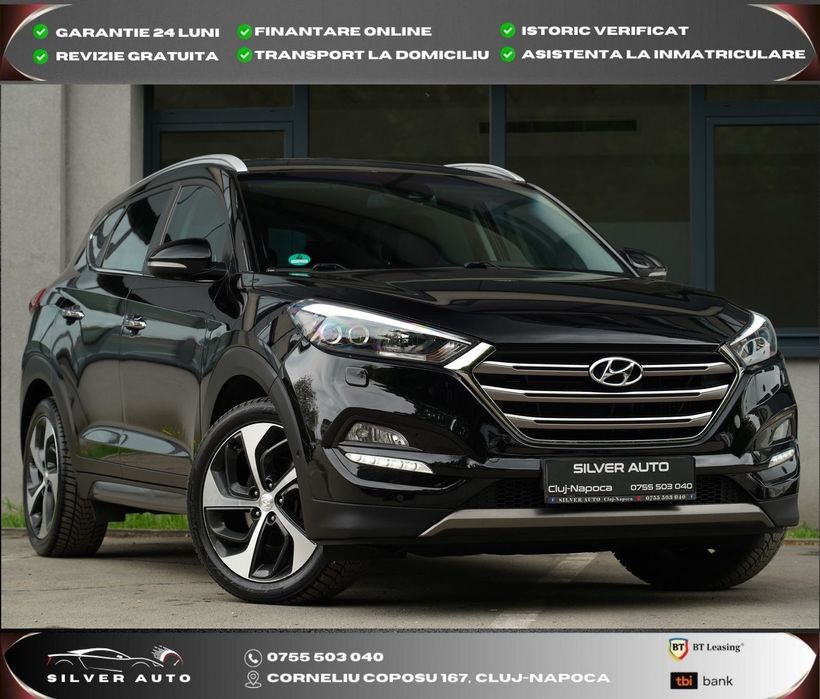 Hyundai Tucson Automat 4x4 1.6 177cp Full Navi Led Rate Garantie 24 luni