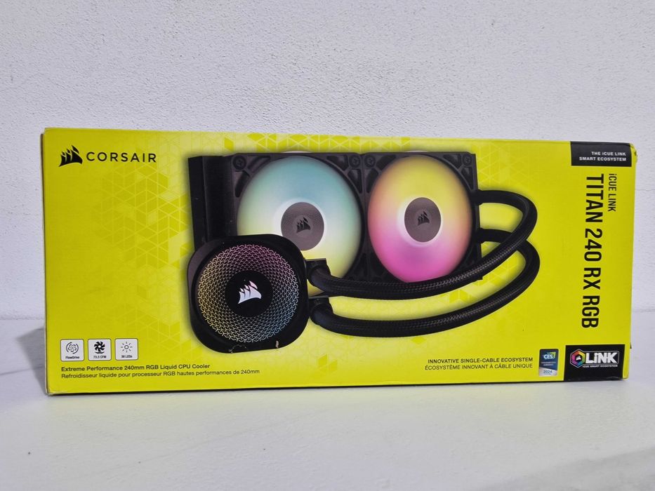 Cooler CPU Corsair iCUE LINK Titan 240 RX RGB Black