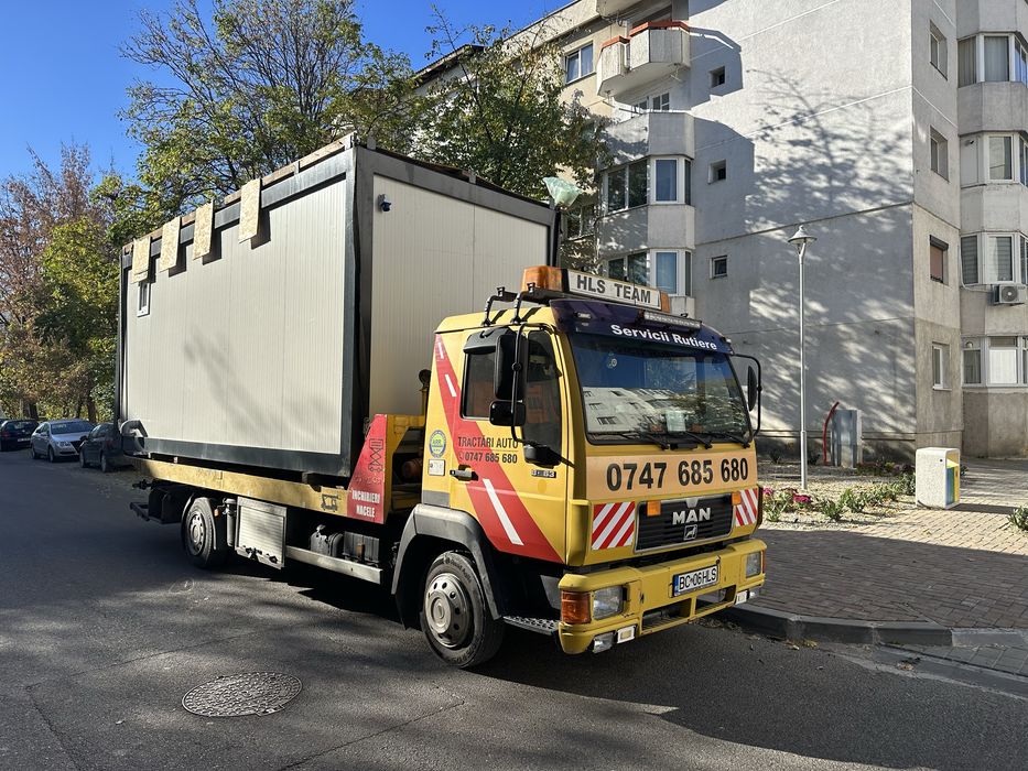 O747.685.68O Firma Tractari Auto 24/24 Platforma Transport Utilaje