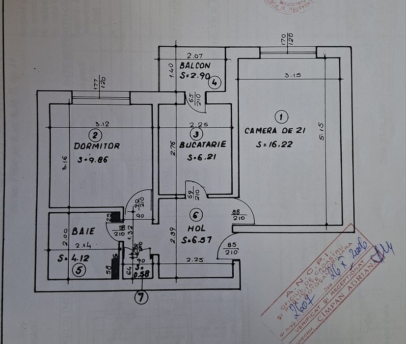 Apartament 2 camere de vânzare