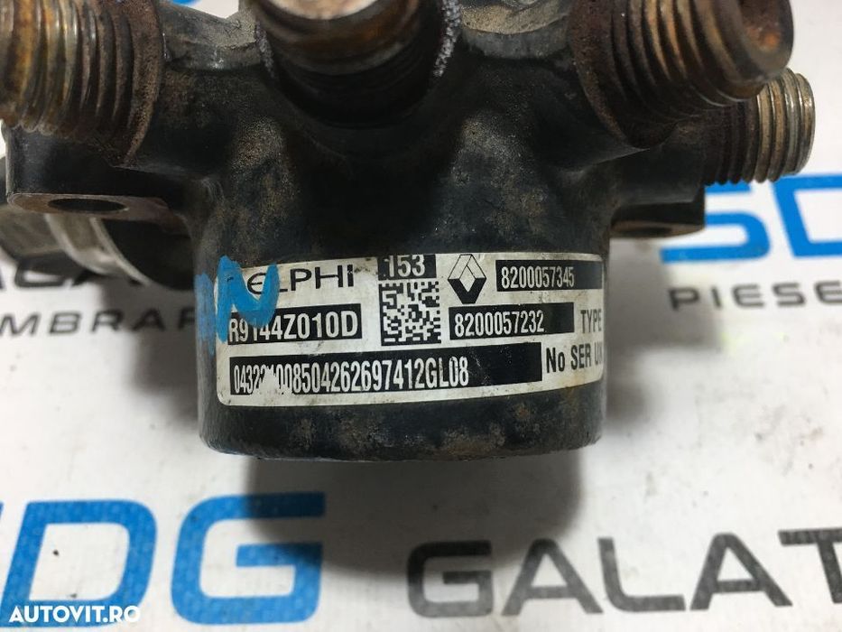 Rampa Injectoare cu Senzor Presiune Renault Clio 2 1.5DCI 1998 - Prezent COD 8200057232 / 8200057345