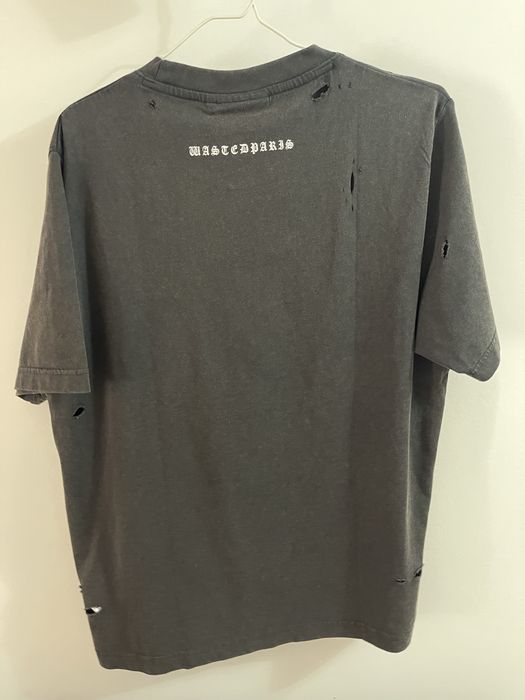 Wasted distressed tee