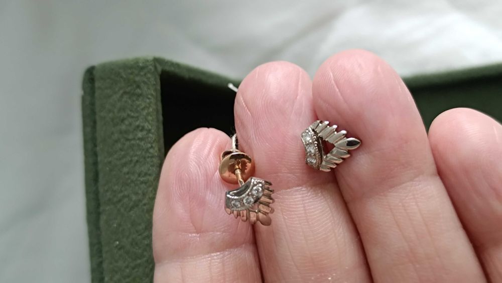 Серьги с бриллиантами