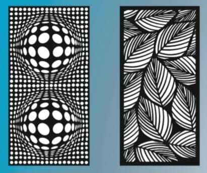 Panouri porti garduri decupate traforate taiate laser plasma CNC