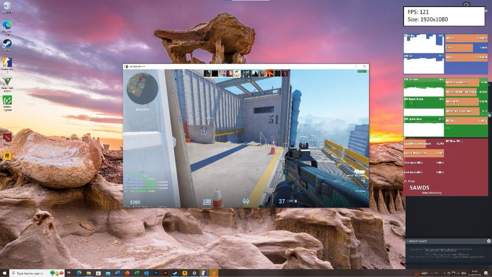 Игровой компьютер (Ryzen 5; RTX 3050 6 gb; 32RAM; m2 500 gb) SAWDS