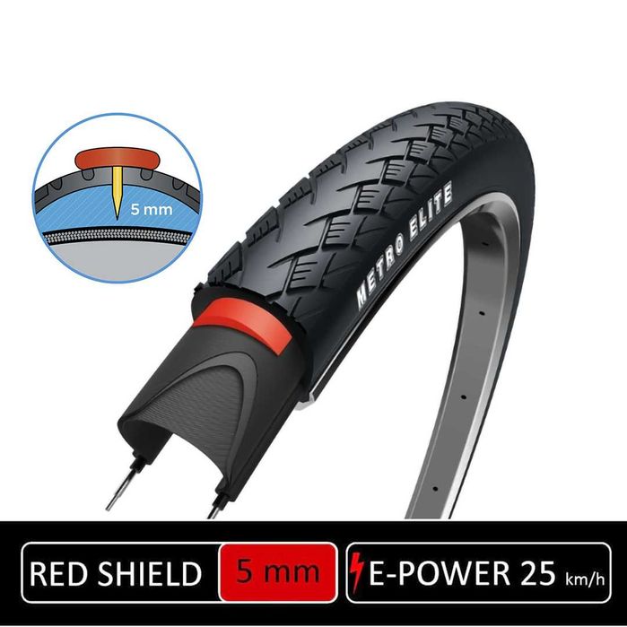 Велосипедна гума COMPASS (28 x 1.50) 60 TPI, Защита от спукване  - 5мм