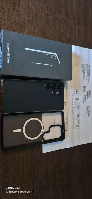 Vand / Schimb Samsung S 25 Ultra Black Titanium 256 Gb 12 Gb ca nou