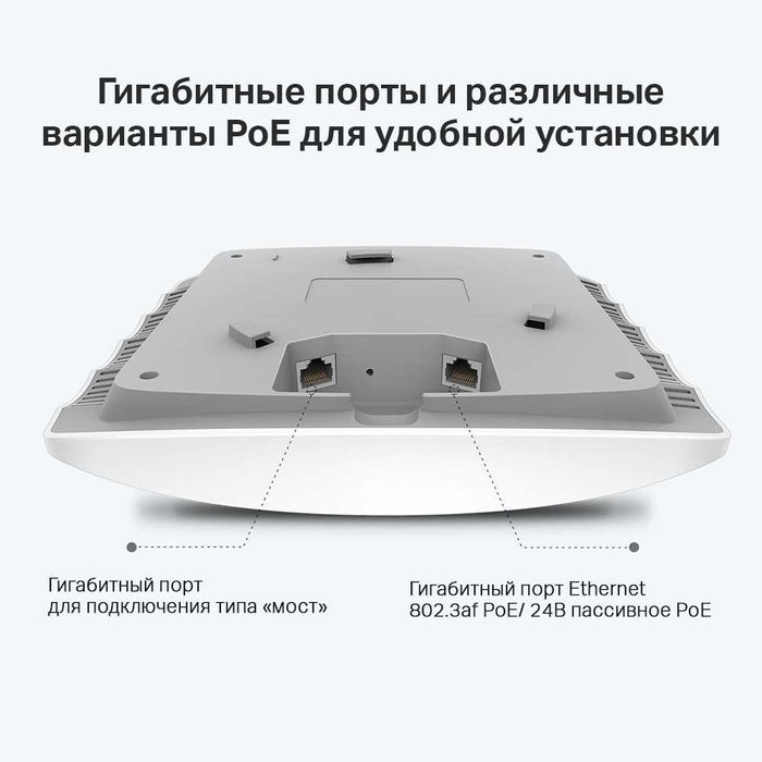 WiFi Точка Доступа TP-Link EAP245 / EAP610 / EAP620HD — Усилитель