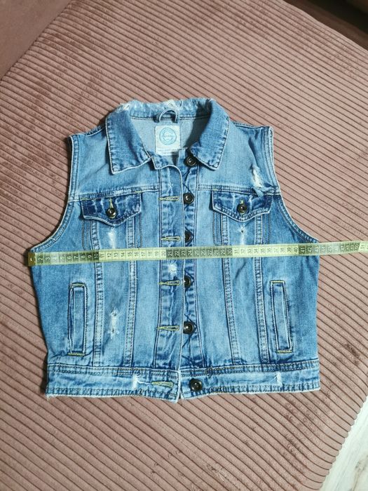 Vesta de blugi Bershka