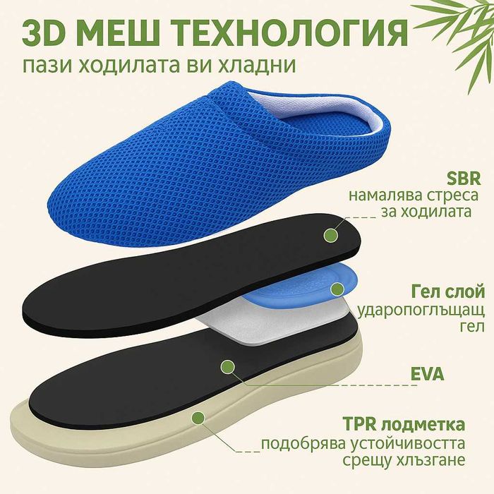 Ортопедични гел чехли