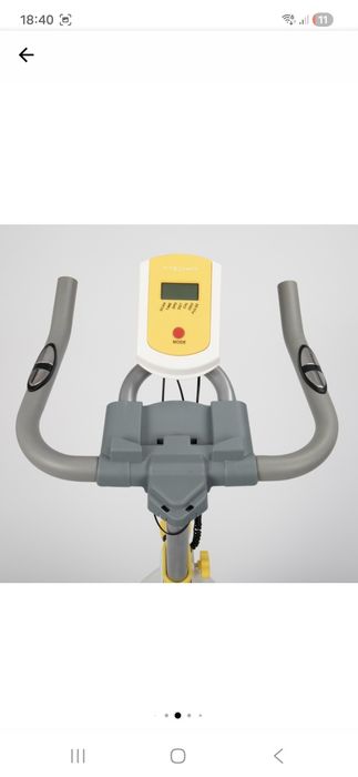 Велоергометър TECHFIT SBK800, Инерционна система на маховика 8 Kg,