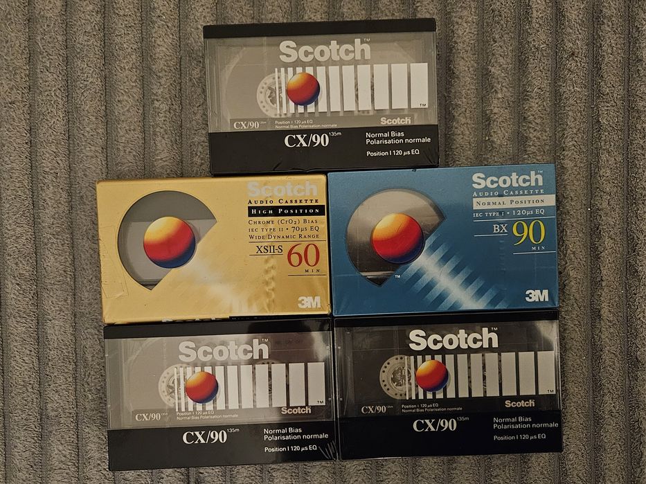 5 Casete Audio Scotch