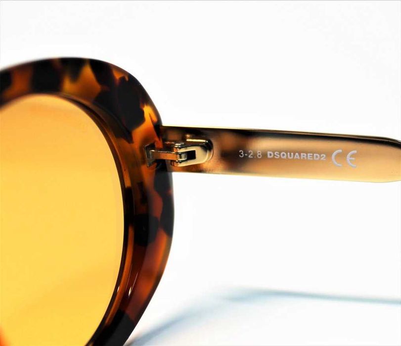 %ПРОМО% DSQUARED2 – Дамски огледални слънчеви "TIGER’S EYE" очила нови