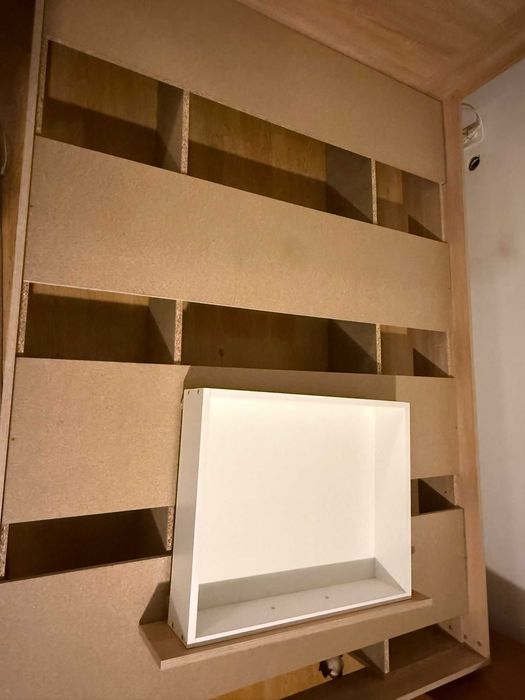 Cadru de Pat dublu lemn masiv 140 x 200 (+ saltea neinclusa)