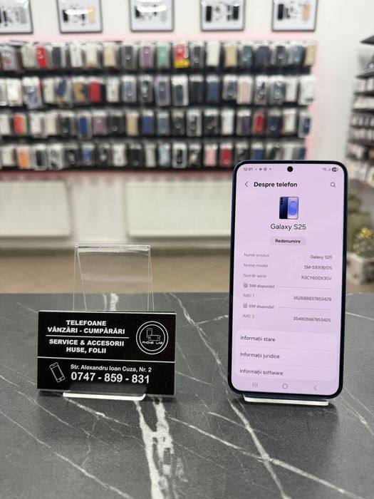 Samsung Galaxy S25 - Navy - 12Gb Ram - 128Gb - 2 Ani Garantie!