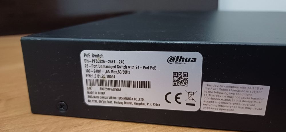 SWITCH PoE коммутатор 24