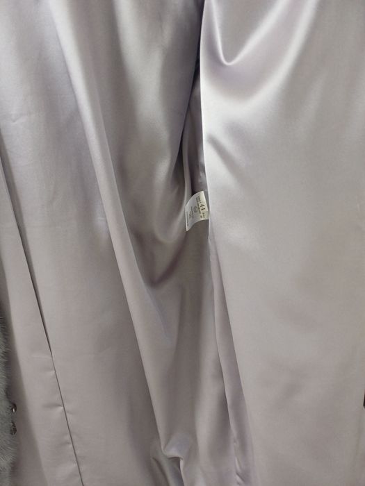 Норковая серая шуба