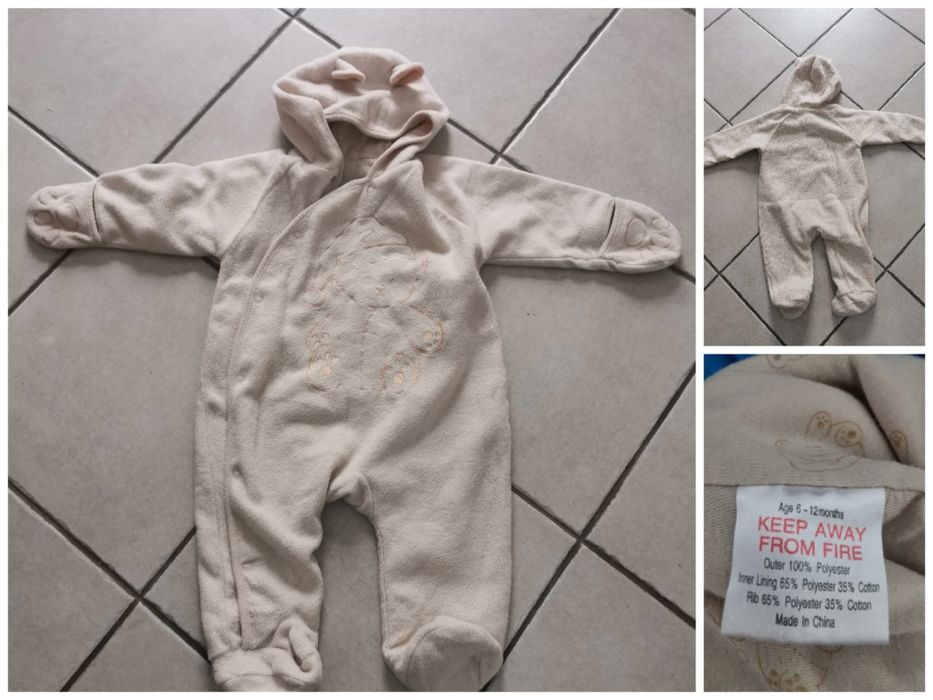 Combinezon fleece 6-12 luni