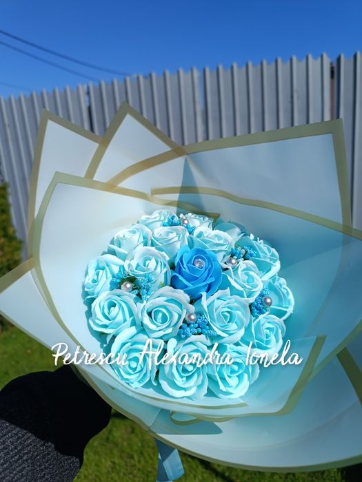 Buchete trandafiri sapun