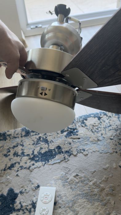 Lustra Led cu Ventilator