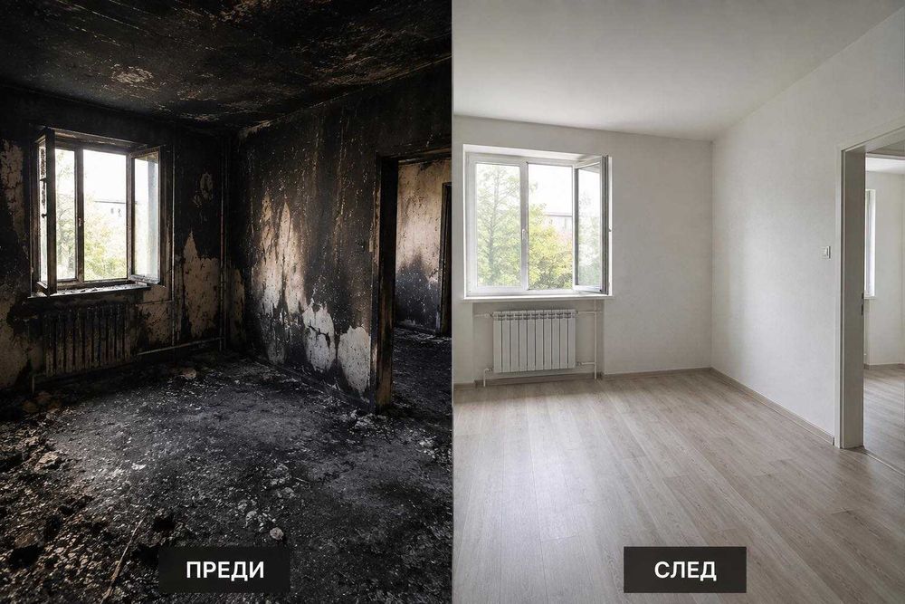 Почистване след пожар