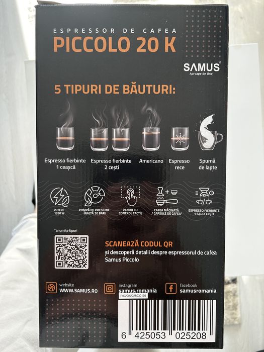 Espressor samus piccolo 20 k