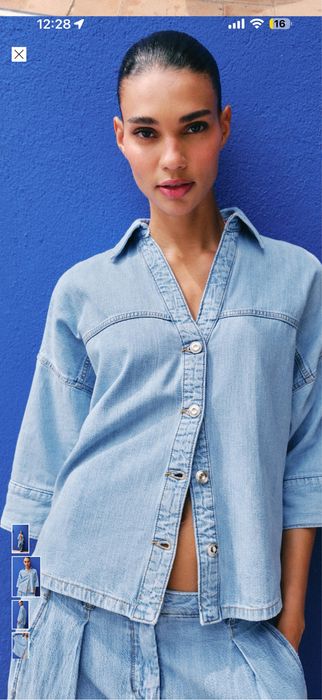 Джинсовый костюм Zara