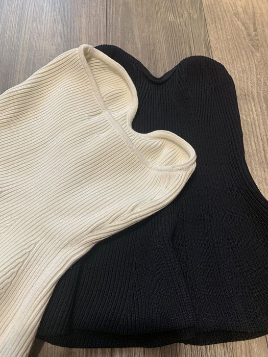 Топ H&М ХС в черен и бежов цвят